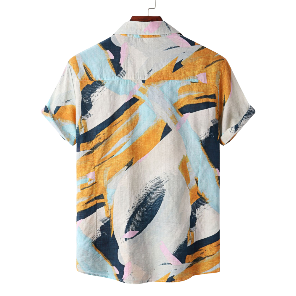 Personalized Abstract Print Shirt