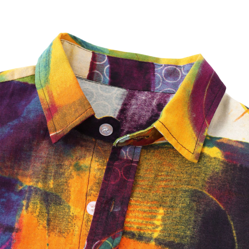 Personalized Abstract Print Shirt